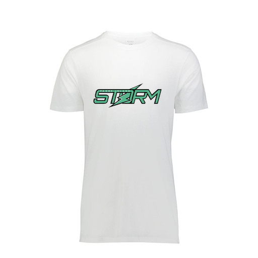 [FTSCUBWH-AS-LOGO1] Decker Men's Tri-Blend T-Shirt - Short Sleeve (Adult S, White, Logo 1)