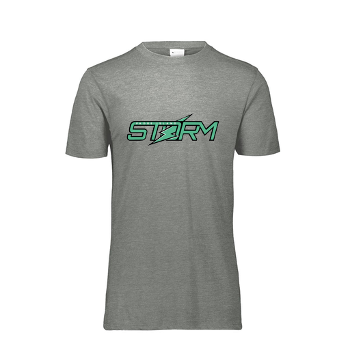 [FTSCUBGY-AS-LOGO1] Decker Men's Tri-Blend T-Shirt - Short Sleeve (Adult S, Gray, Logo 1)