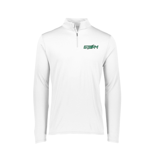 [FTLQFLWH-FAXS-LOGO1] Decker Women's Flex-Lite 1/4 Zip Shirt (Female Adult XS, White, Logo 1)