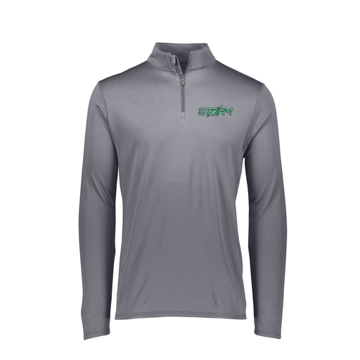 [FTLQFLGY-FAXS-LOGO1] Decker Women's Flex-Lite 1/4 Zip Shirt (Female Adult XS, Gray, Logo 1)