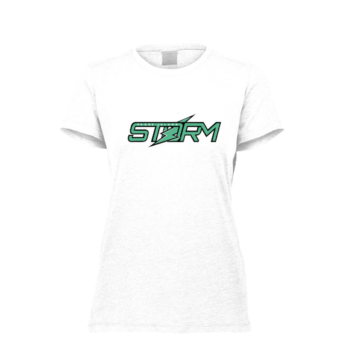 [FTSCUBWH-FAXS-LOGO1] Decker Women's Tri-Blend T-Shirt - Short Sleeve (Female Adult XS, White, Logo 1)