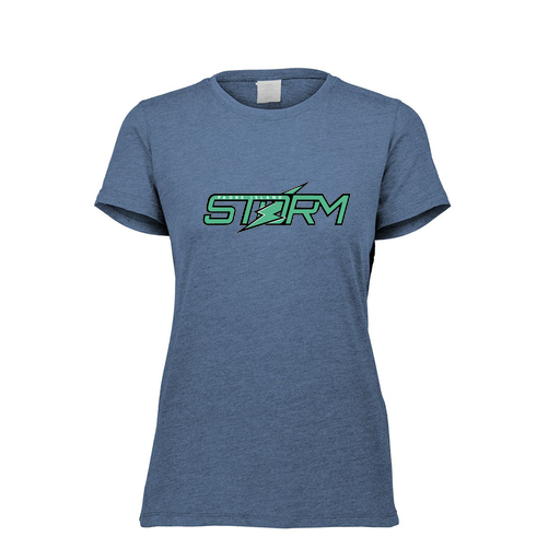 [FTSCUBNV-FAXS-LOGO1] Decker Women's Tri-Blend T-Shirt - Short Sleeve (Female Adult XS, Navy, Logo 1)