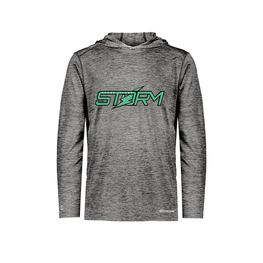 [FOLHCGBK-AS-LOGO1] Men's Charge Hoodie (Adult S, Black, Logo 1)
