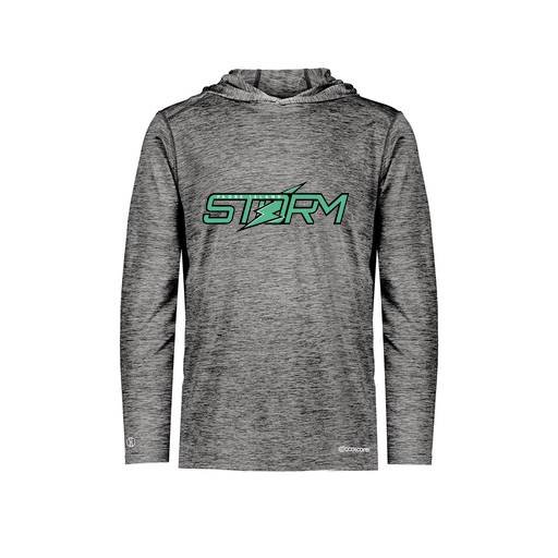 [FOLHCGBK-YS-LOGO1] Decker Youth Charge Hoodie (Youth S, Black, Logo 1)