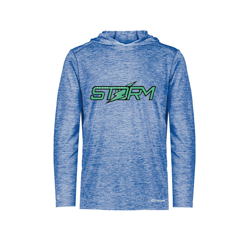 [FOLHCGRY-YS-LOGO1] Decker Youth Charge Hoodie (Youth S, Royal, Logo 1)