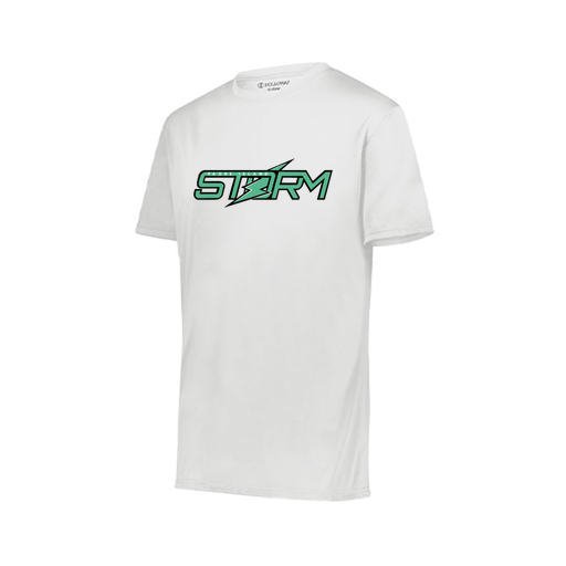 [222819.005.XXS-LOGO1] Youth Movement Dri Fit Shirt (Youth XXS, White, Logo 1)